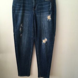 Lane Bryant Distressed Boyfriend Jeans Size 14